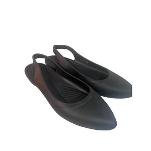 CROCS Black Flats